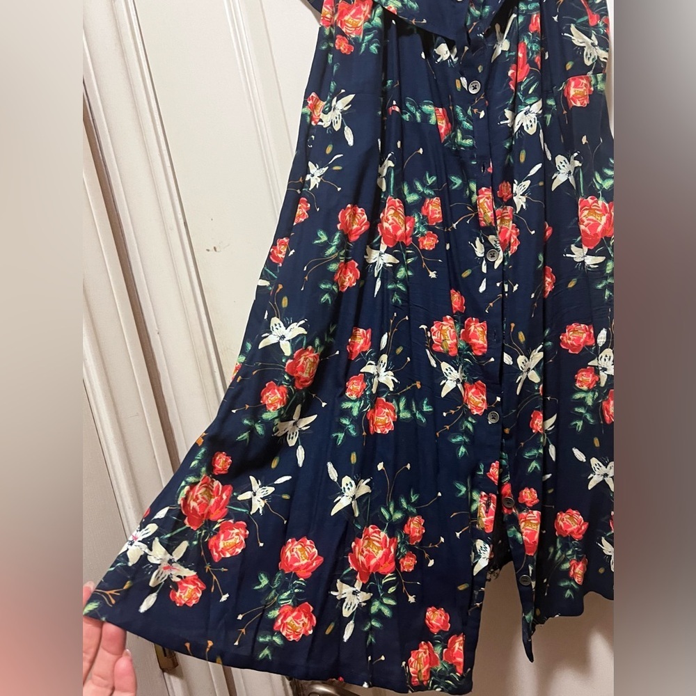 ROXY
Juniors' Hot Spring Streets Cold-Shoulder Dress, size XL. - Picture 4 of 8